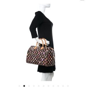 Louis Vuitton Watercolor Aquarelle Speedy 35 Brown